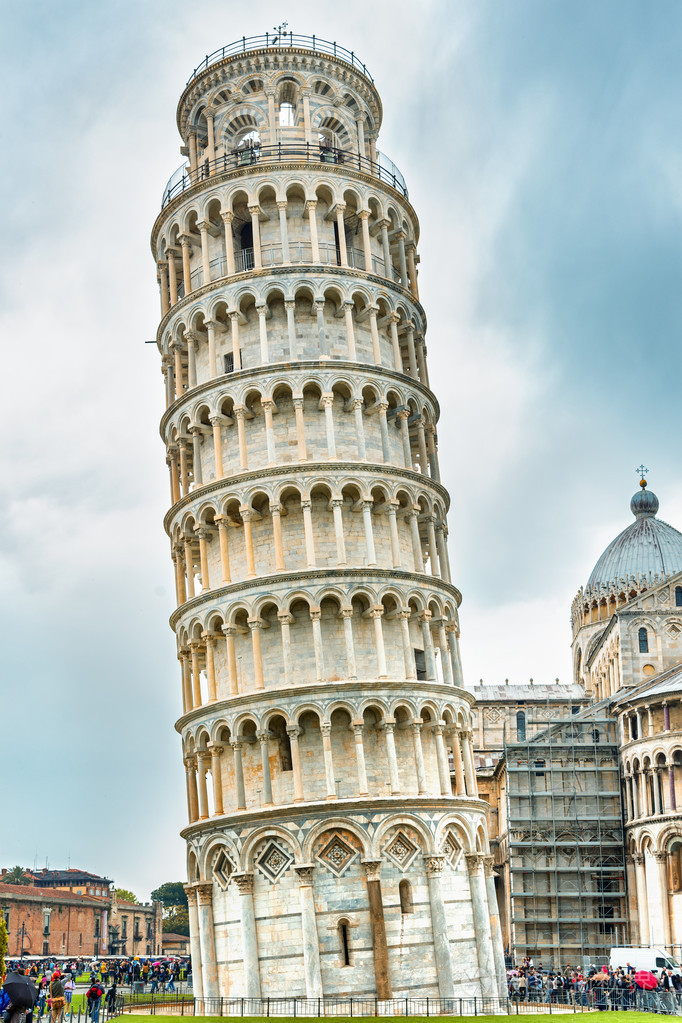 意大利的比萨斜塔倾斜