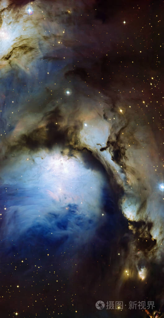 在空间中的恒星星云