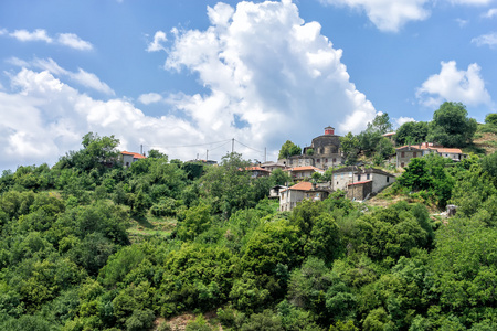 在 zagori 地区，北部的 gre 考试历史文化名镇的美丽的景色