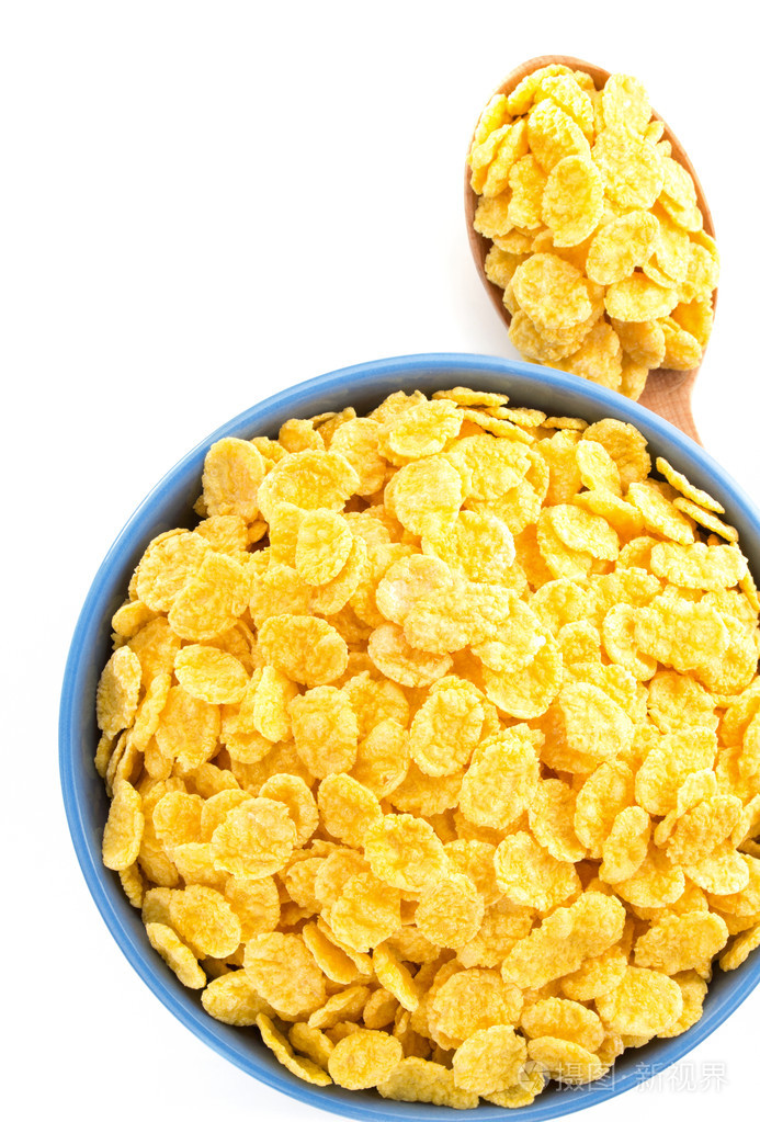 在碗里的玉米片