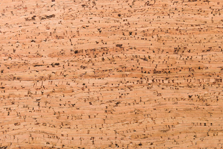关闭背景和纹理的软木板木表面，自然产品工业