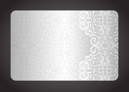 复古型豪华银卡照片