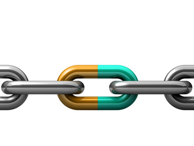 单链链接抽象三维图