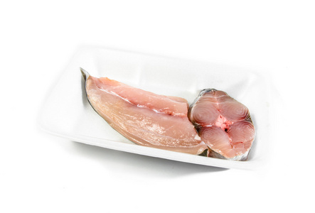 熏制整鲭鱼鲭鱼肉鱼照片