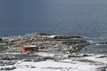 抛弃南极站在附近的 antar 群岛之一