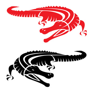 鳄鱼矢量图像照片