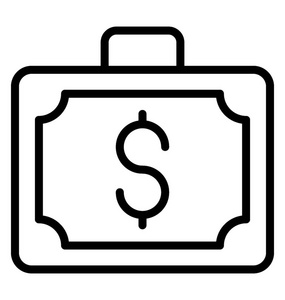 钱袋储蓄或投资的象征