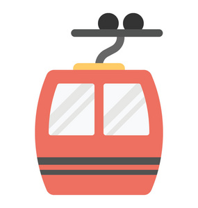 滑雪索道缆车图片-滑雪索道缆车素材-滑雪索道缆车插画-摄图新视界