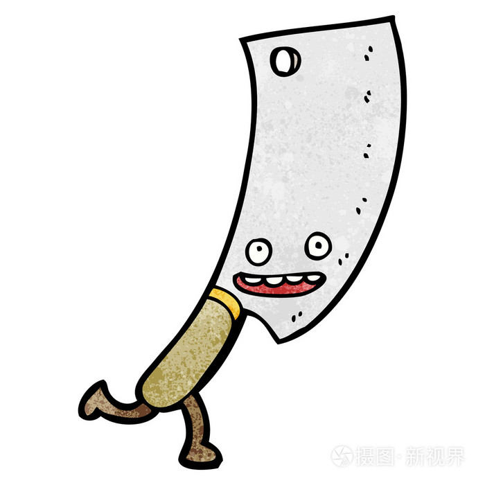 肉刀卡通