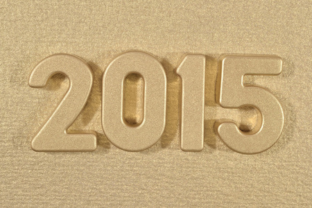 2015 年金色数字