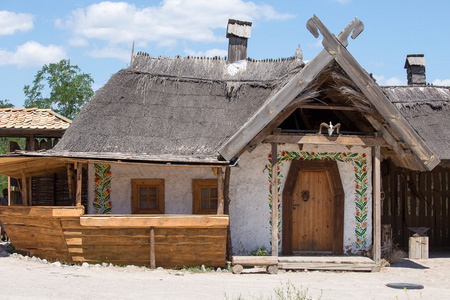 木结构房屋，基辅乌克兰