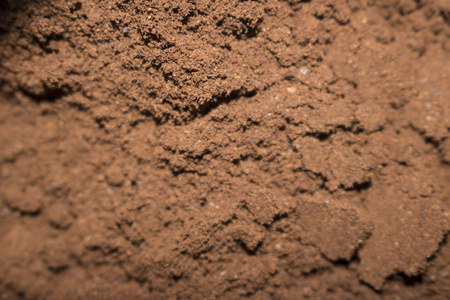 新鲜地粉末烘焙咖啡棕色主题背景照片