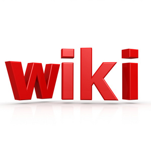 红色的 wiki 词