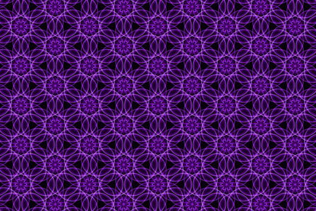 无缝暗紫色曲线与线模式抽象背景。网格马赛克背景, 创意设计模板