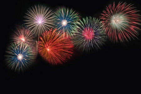 烟花庆祝阵亡将士纪念日图片