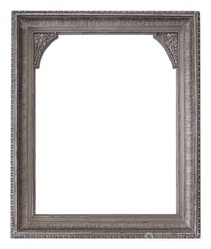 绘画, 镜子或照片的银相框