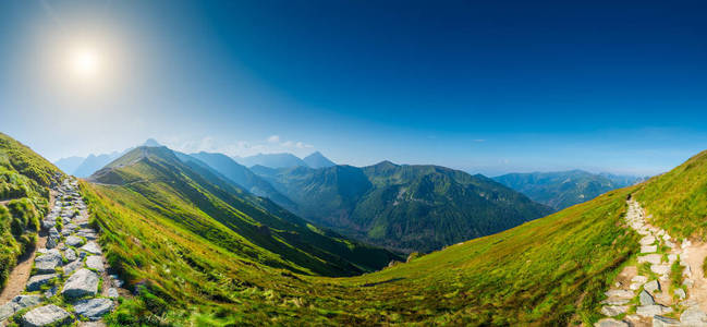 波兰 Tatra 山脉 Kasprowy Wierch 全景图