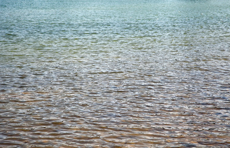 蓝色的大海与海浪