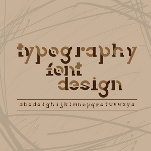 字体字母字符字母图形设计