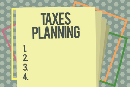 文字写税规划。财务状况分析的经营理念确保税收效率