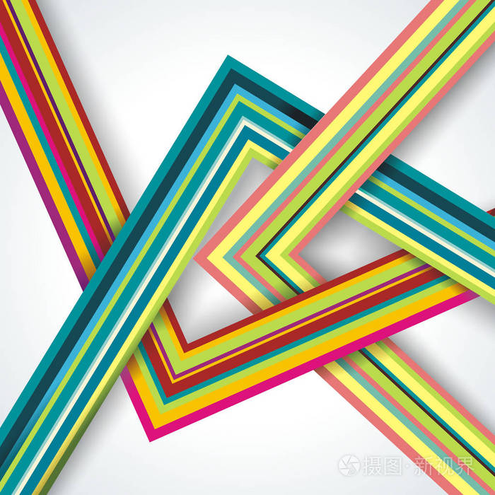 颜色层重叠矢量背景与空间为您的tex