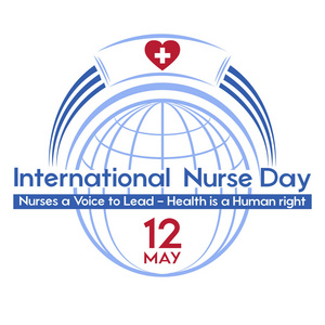 国际护士日。标识的主题活动