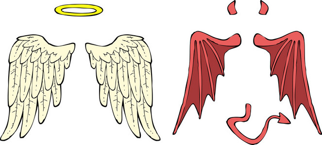 翅膀卡通图片