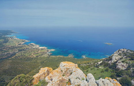 塞浦路斯 Akamas 半岛国家公园山的
