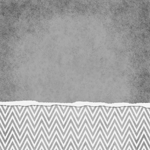 方形灰色和白色的之字形雪佛龙撕裂 grunge 纹理背景和目标