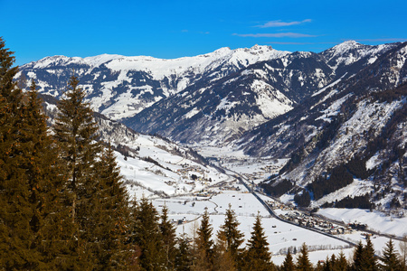 高山滑雪度假村坏 hofgastein奥地利