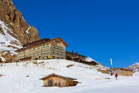 高山滑雪度假村奥地利因斯布鲁克