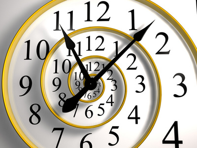 无休止的时钟照片