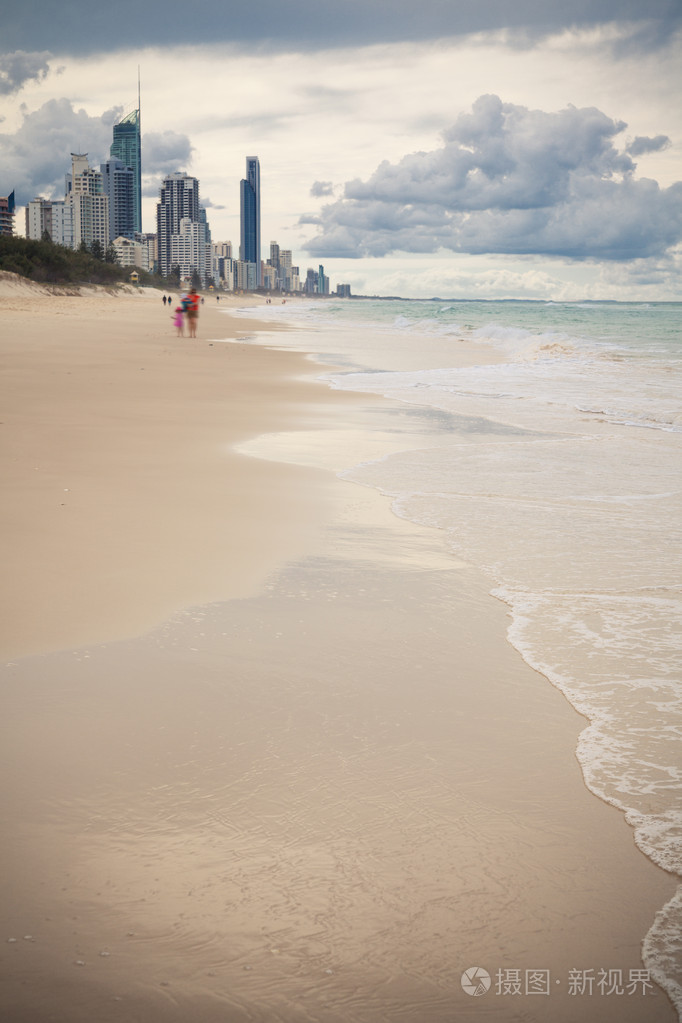 澳大利亚的黄金海岸海滩