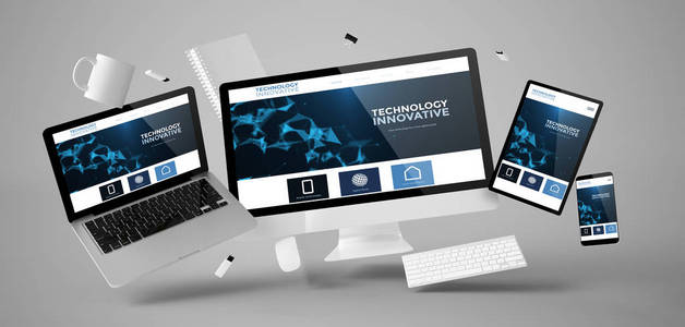 办公设备与技术创新网站, 3d 渲染
