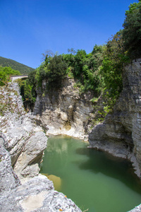 巨人峡谷的壮观的景色, 意大利