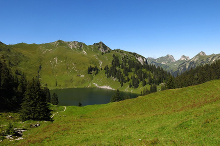 湖 oberstockensee