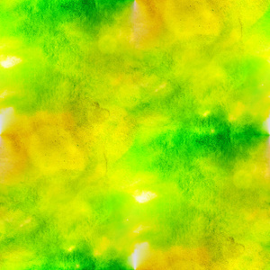 艺术黄色，绿色先锋派手画背景无缝沃尔玛