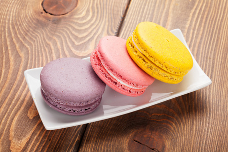 多彩 macaron 饼干