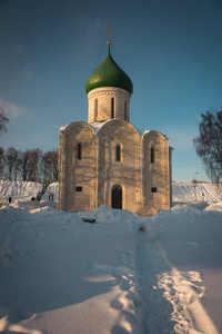 救世主变形大教堂在 Pereslavl Zalessky 在亚