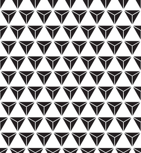 无缝抽象几何三角形形状构面模式.三角形纹理背景照片