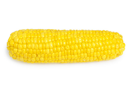 玉米上白色隔离