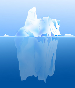 冰山卡通图片