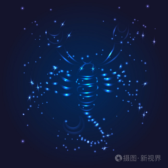 天蝎星座蒙山闪光明星