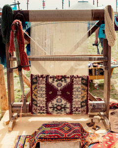织机用传统型地毯