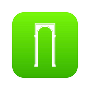 拱门图标数字绿色