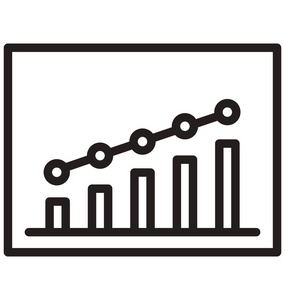 在线图形线隔离矢量图标可以很容易地修改和编辑