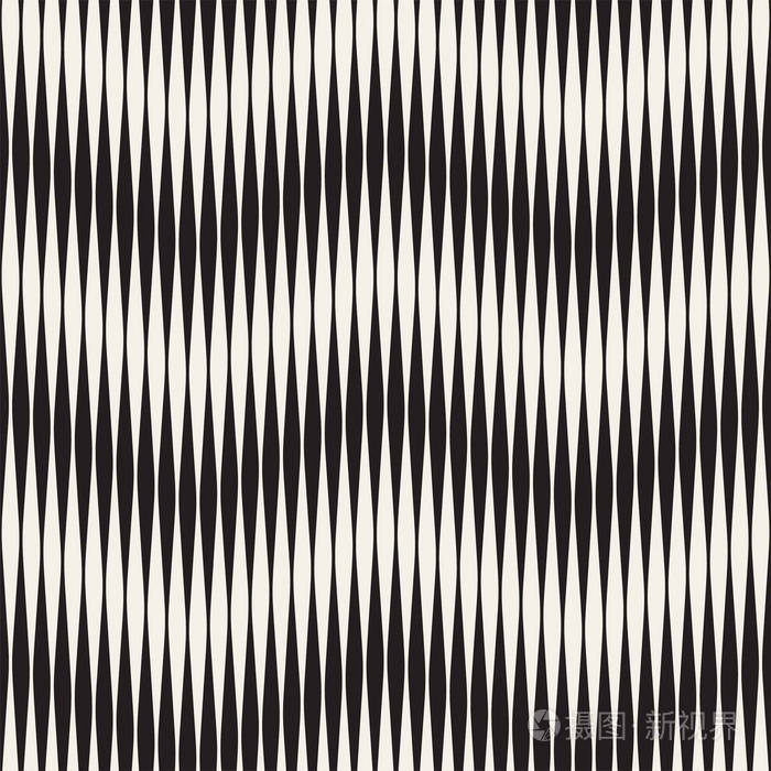 无缝波纹图案.重复向量纹理.波形图形背景.简单波浪条纹