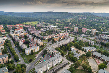 Zalaegerszeg 匈牙利的街区房屋