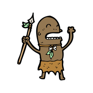 远古部落男人图片