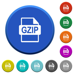 Gzip 文件格式斜面按钮